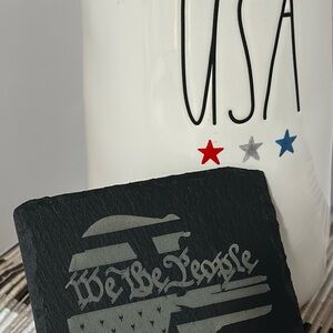 Slate Coaster We The People